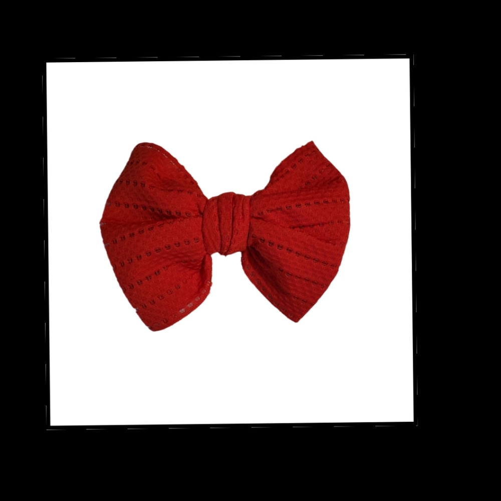 Red Hair Bow